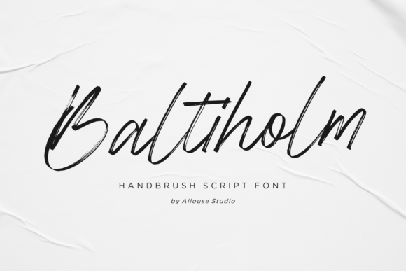 Baltiholm: The Handwritten Font Designers Are Loving