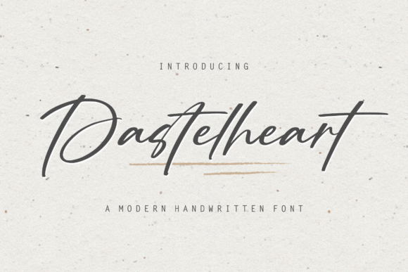 Pastelheart: A Modern Handwritten Font Worth Exploring