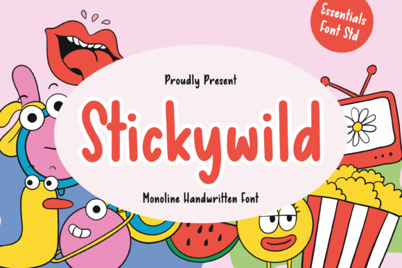 Stickywild – A Handwritten Font That Stands Out